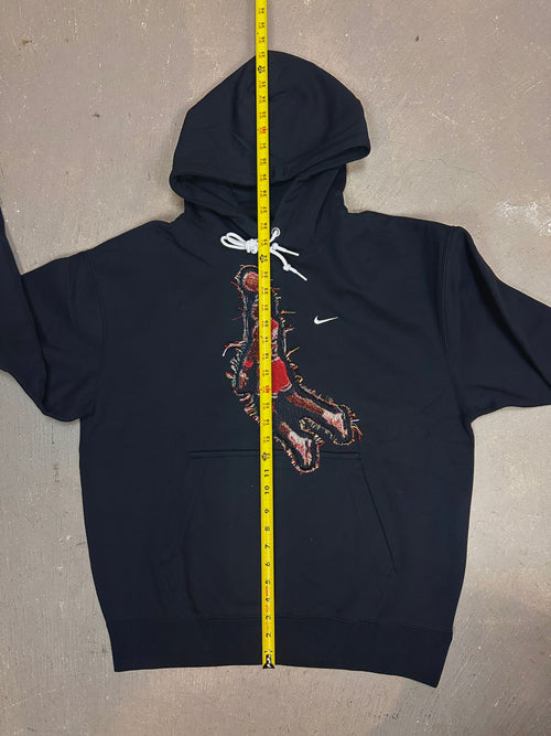 Black Crewneck with Basketballl Man Patchwork