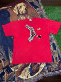 Warner Bro Vintage Tee with Lebron Patchwork