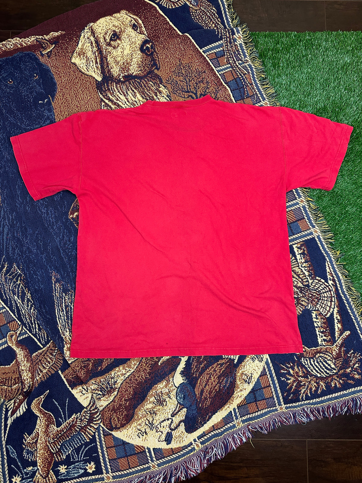 Warner Bro Vintage Tee with Lebron Patchwork