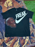 Nike Vintage Tee with Basketball Man Patchwork