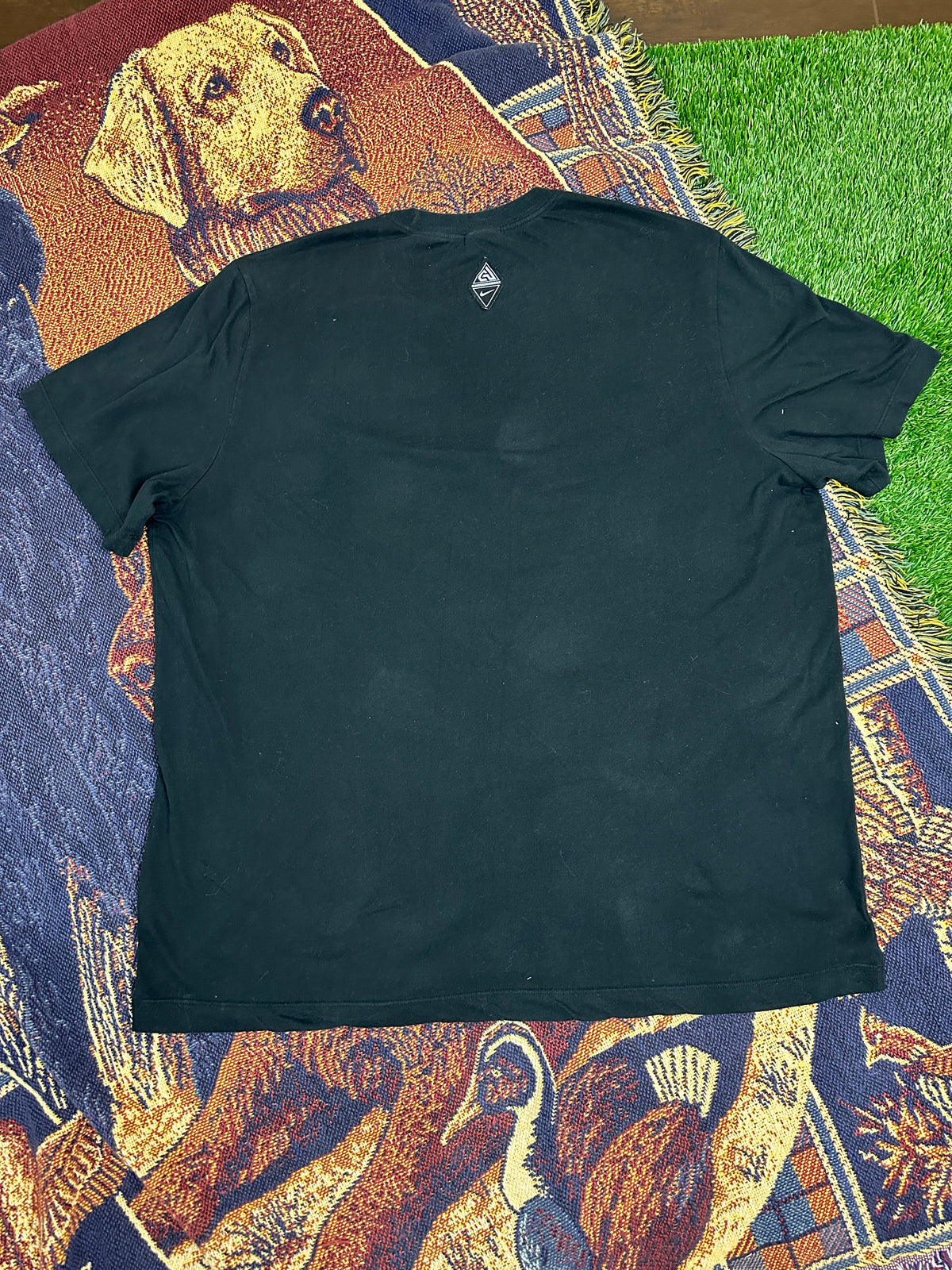Nike Vintage Tee with Basketball Man Patchwork