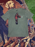 Harley Davidson Vintage Tee with Basketball Man Patchwork