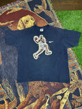 Reebok Vintage Tee with Basketball Man Patchwork