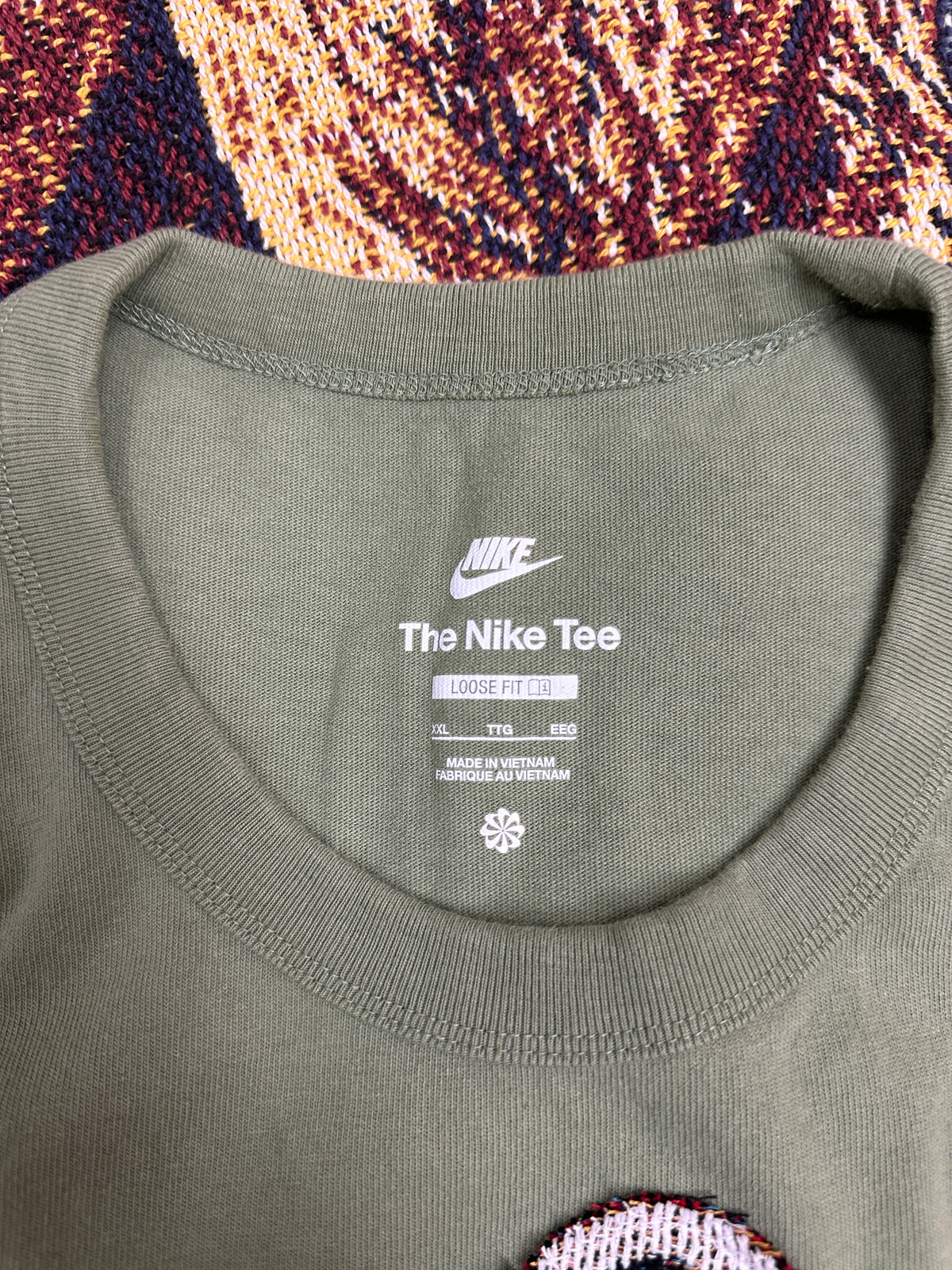 Nike Tee with Soccer Man Patchwork
