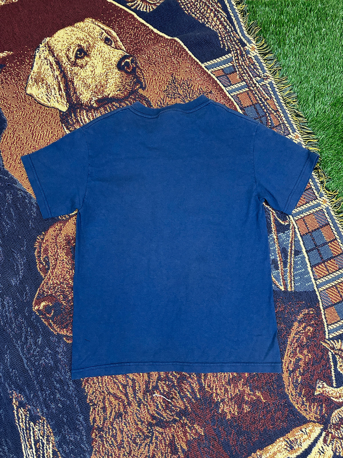 Racing Tee Vintage with Basketball Man Patch