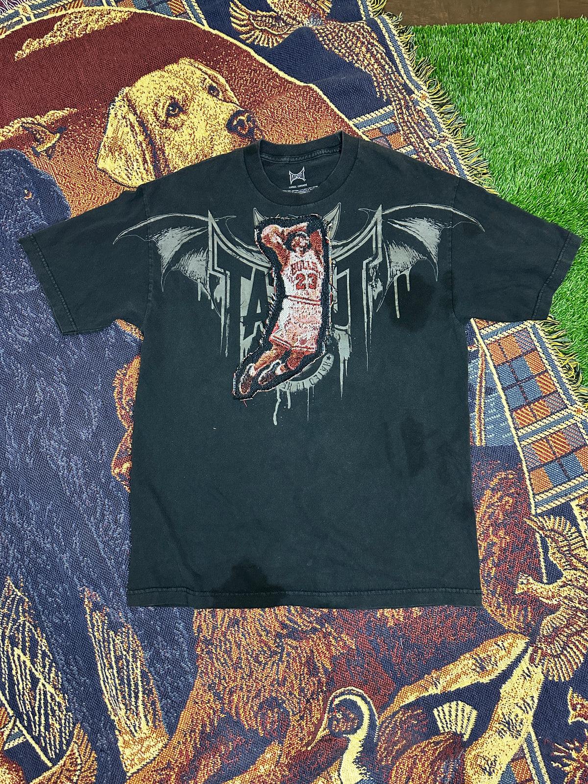 Tapout Tee Vintage with Basketball Man Patchwork