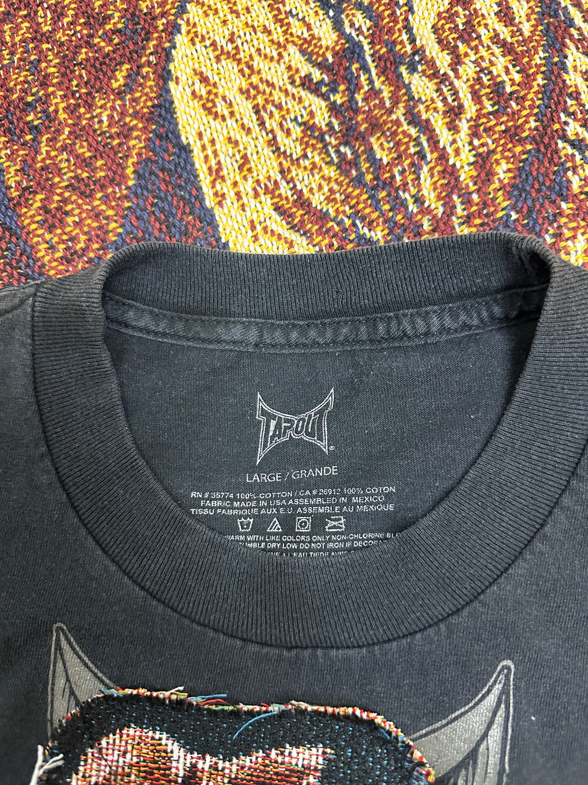 Tapout Tee Vintage with Basketball Man Patchwork