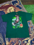 Racing Tee Vintage with Basketball Man Patchwork