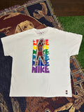 Nike Tee Used with Basketball Man Patchwork