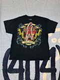 ACDC Vintage Tee with Basketball Man Patchwork