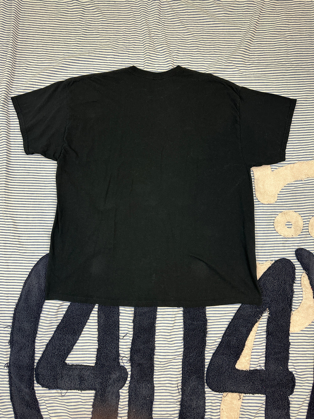 ACDC Vintage Tee with Basketball Man Patchwork