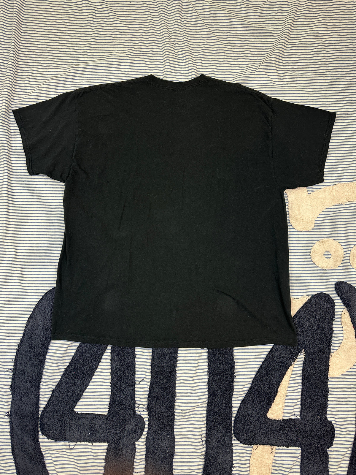 ACDC Vintage Tee with Basketball Man Patchwork