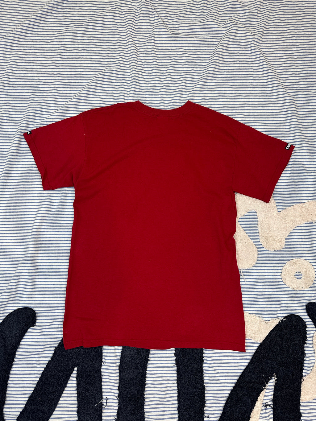 Crooks & Castle Tee Vintage with Basketball Man Patch