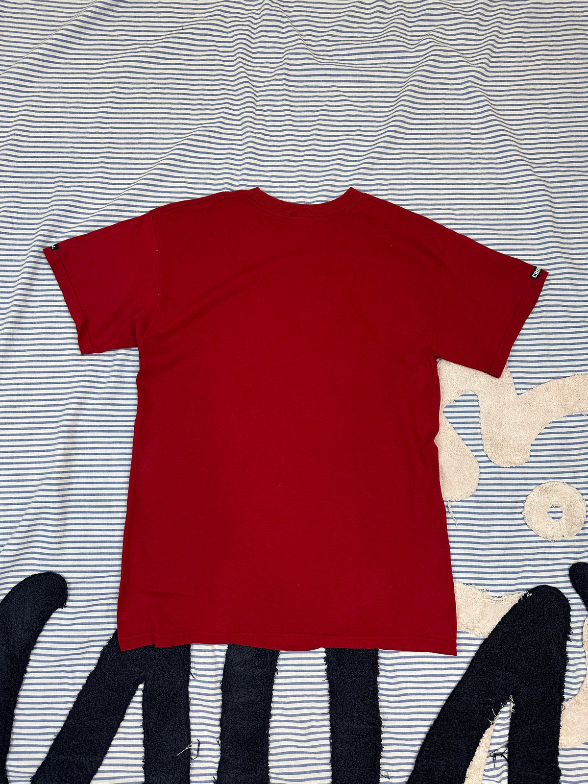 Crooks & Castle Tee Vintage with Basketball Man Patch