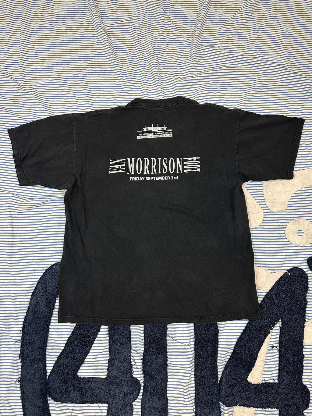 Morrison Vintage Tee with Basketball Man Patchwork