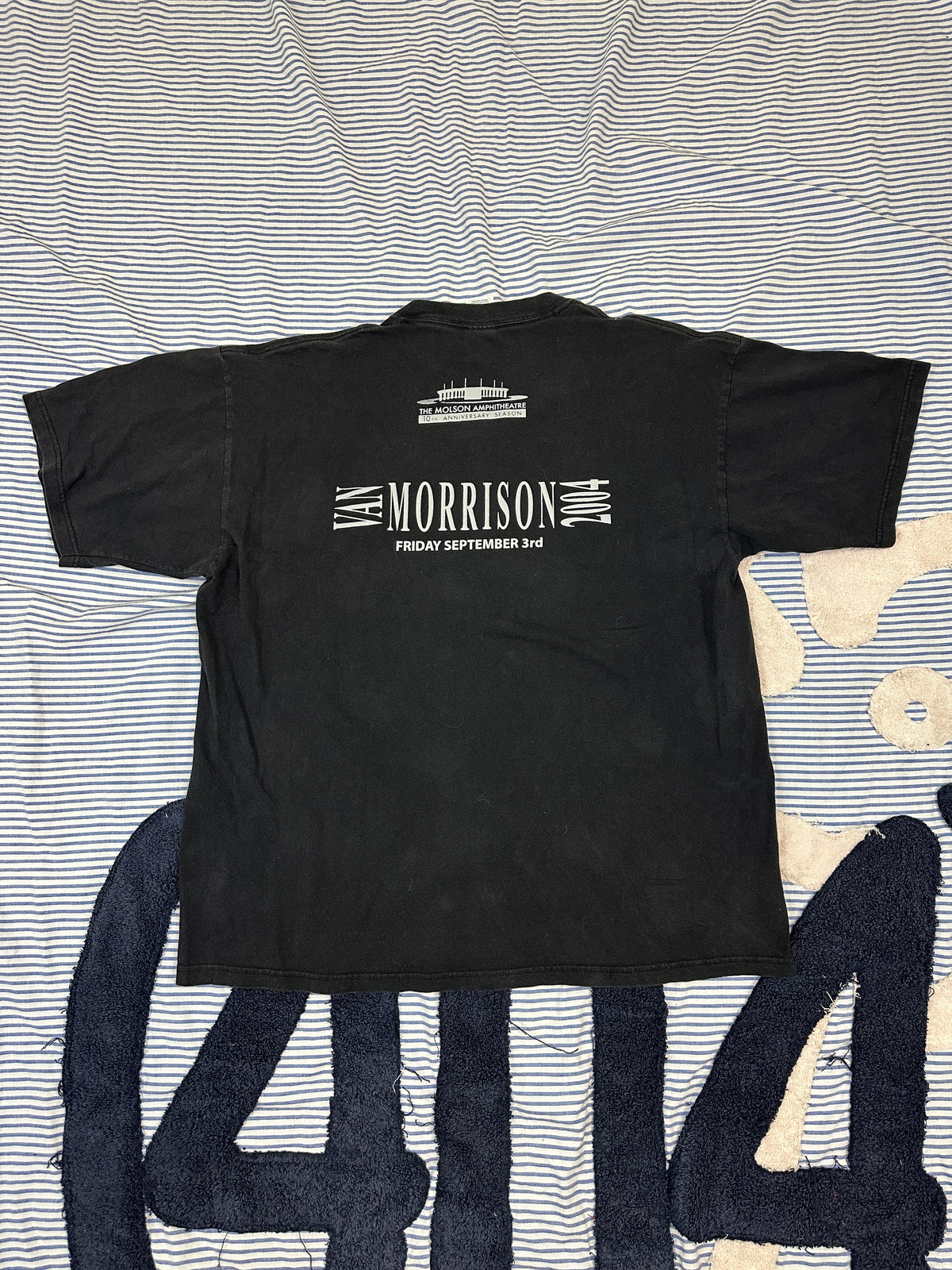 Morrison Vintage Tee with Basketball Man Patchwork
