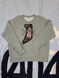 Kaws Vintage Crew with Basketball Man Patch