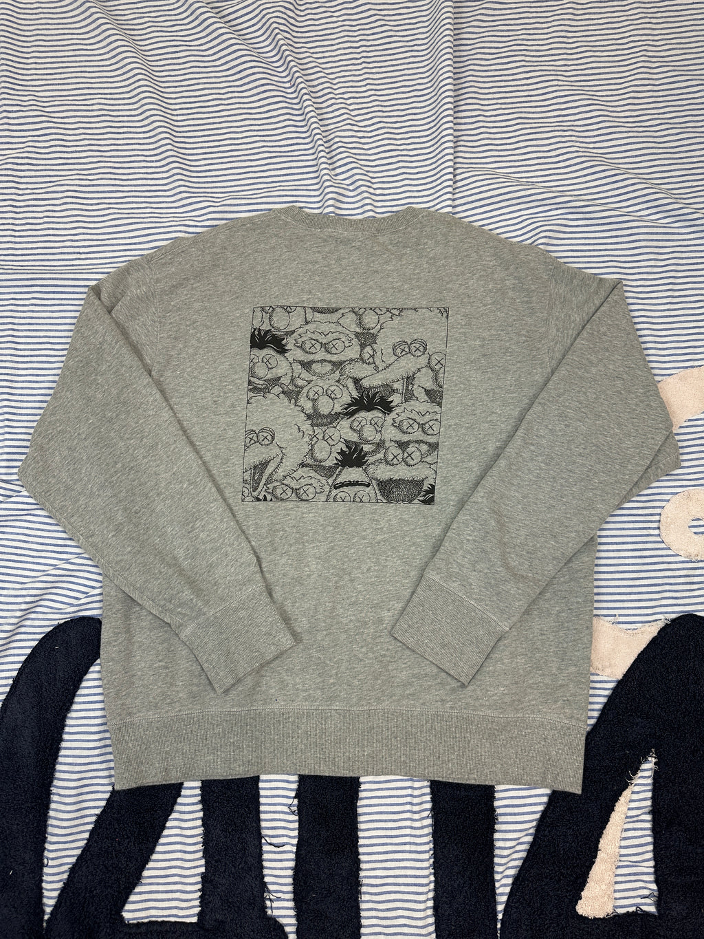 Kaws Vintage Crew with Basketball Man Patch