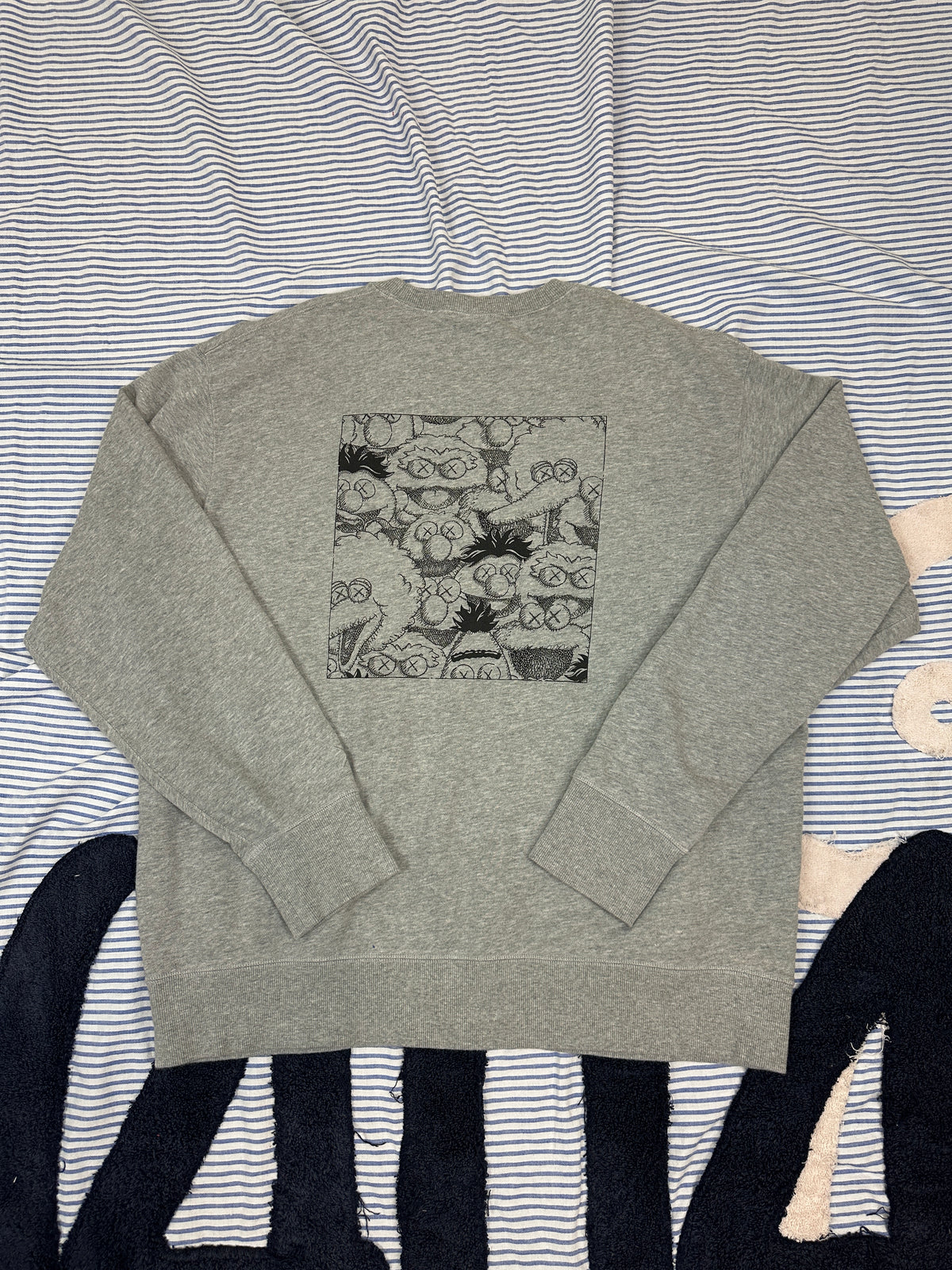Kaws Vintage Crew with Basketball Man Patch